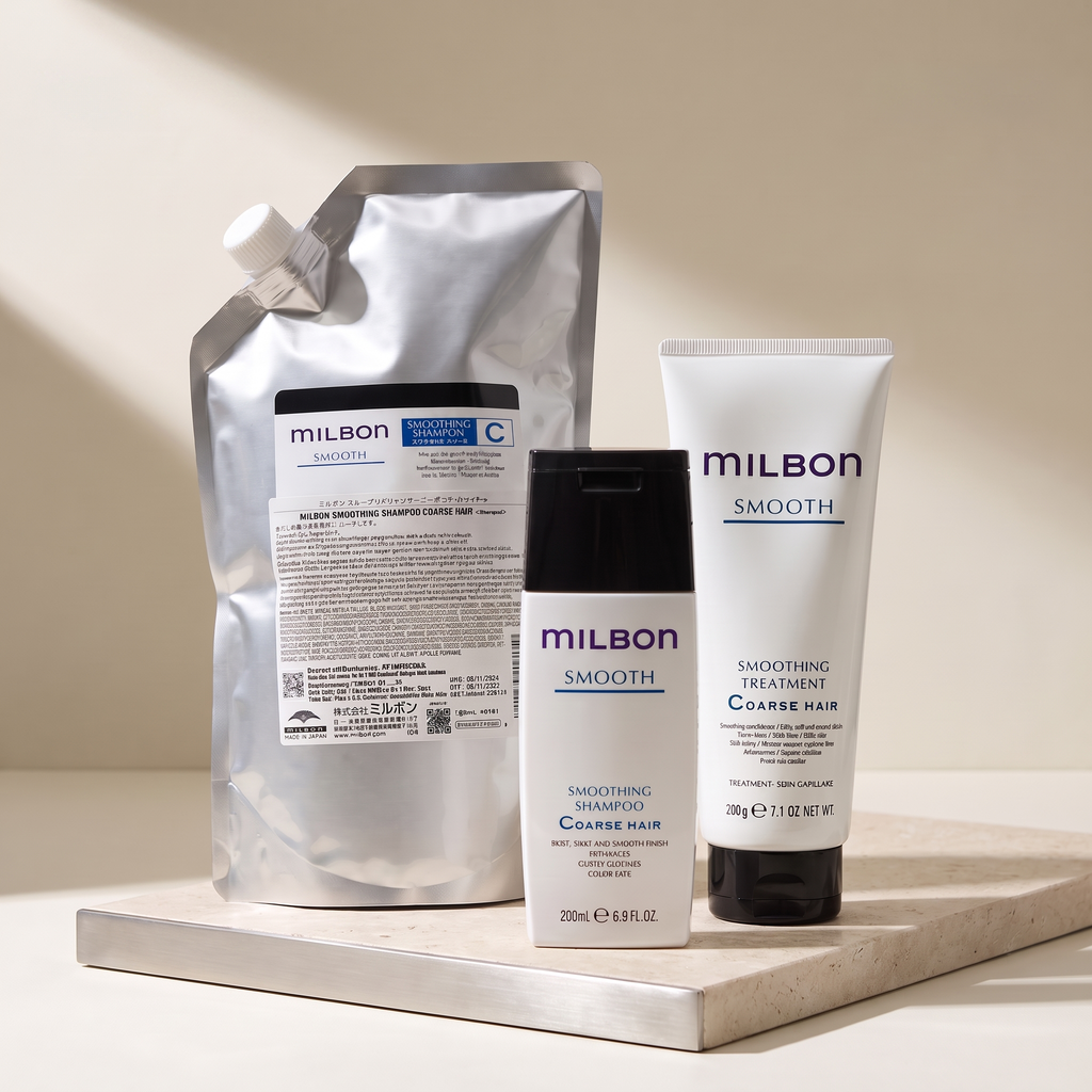 Milbon Smooth Coarse All — editorial Moir