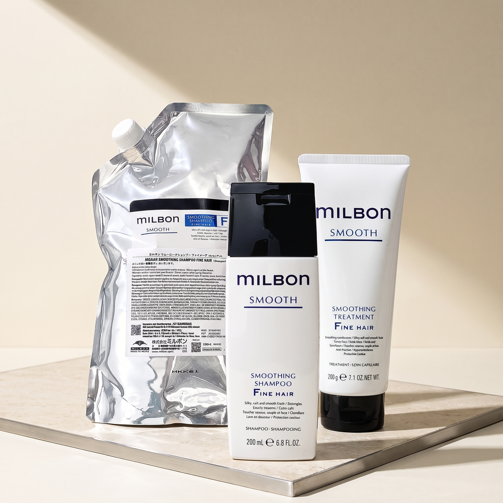 Milbon Smooth FineAll — editorial Moir